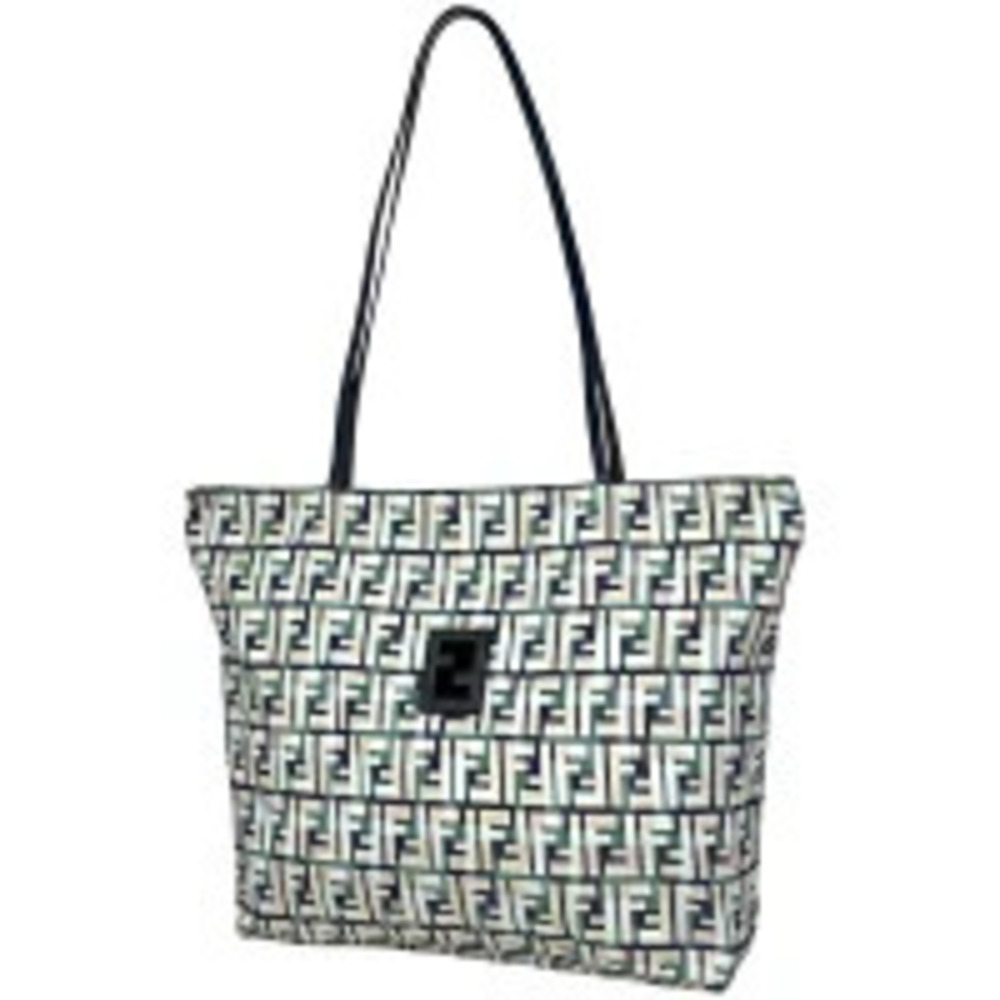 Fendi Zucca tote bag shoulder Navy Blue multicolor